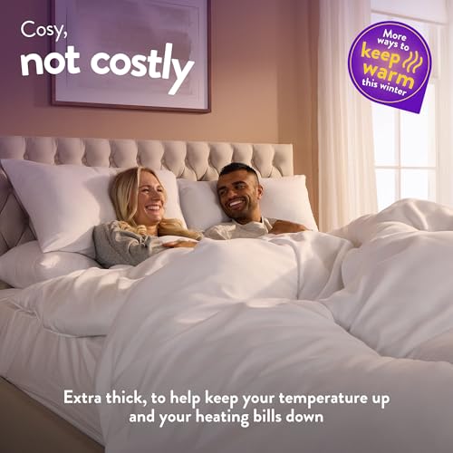 Slumberdown Chilly Nights 15 Tog Double Duvet - Extra Warm, Thick & Cosy Winter Quilt for Cold Nights | UK-Made, Soft Touch Cover, Non-Allergenic & Washable (200 x 200cm) - Image 2