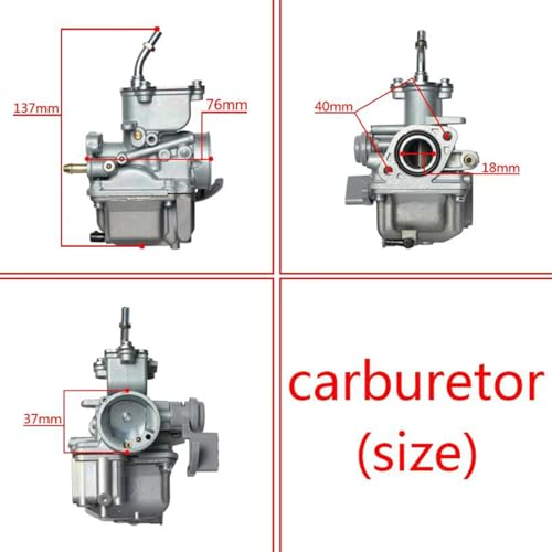 Joygowe Carburetor Compatible with Yamaha Moto 4 Badger Grizzly 80 Raptor 50 YFM80 YFM50 YFM100 Champ 100 Carb