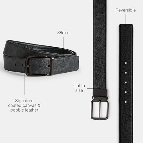 Image of COACH 38MM Wide Harness CTW Reversible Belt