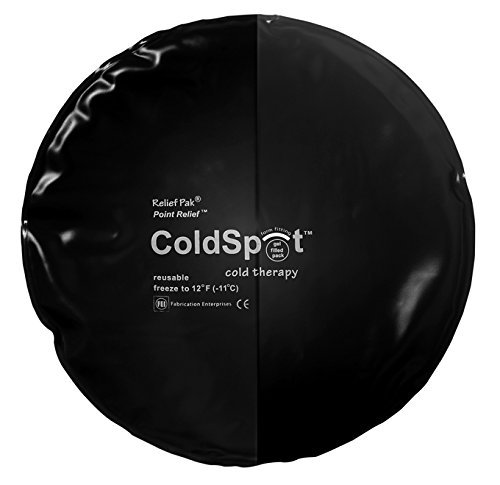Relief Pak_ Black Urethane Cold Pack - circular - 10 inch diameter by Relief Pak