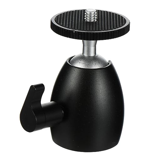 SHINEOFI Universal Camera Tripod Head Mount Adapter 2pcs Oval Ball Head 1/4 Inch Screw for DSLR and Lighting Equipment Compatible Tripods and Selfie...