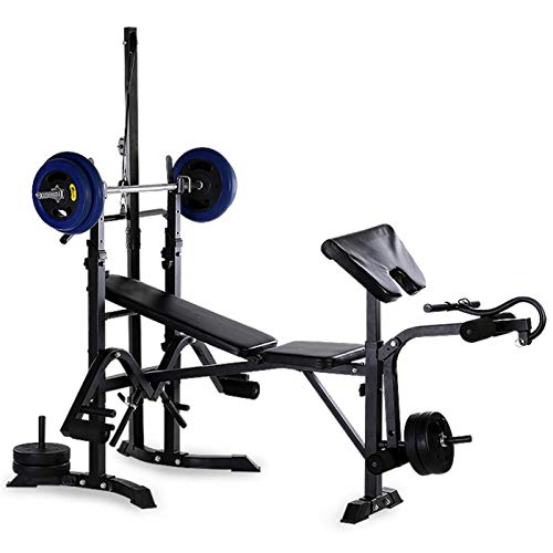 Adjustable Weight Bench Set,Strength Training Benches, Multifunctional Weight-Lifting Bed Weight-Lifting Machine Fitness Equipment for Home/Office/Gym
