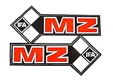 mz tankdeckel bakelit  Schriftzug, Aufkleber für MZ ETZ 125, 150, 251 - Tank