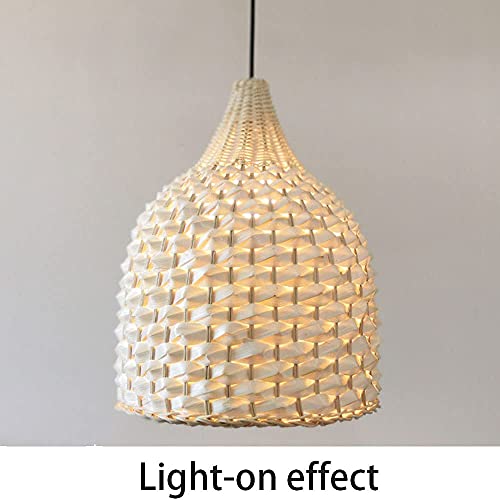 Sfridq Retro Pineapple Rattan Chandelier Southeast Asia Style Pendant Light Farmhouse Dining Room Bedroom Living Room Teahouse Lighting Fixture #TOP4