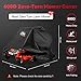 Zettum Zero Turn Mower Cover - Zero-Turn Lawn Mower Covers Waterproof & Heavy Duty, 600D Outdoor Universal Fit Mower Cover with Storage Bag for Greenworks, EGO, Craftsman, Husqvarna, Honda and More