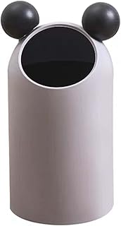 ゴミ箱 ふた付き おしゃれ スリム 大きい ミッキーのゴミ箱 ハンサム 自宅の居間 寝室のバスルーム ダブルレイヤーキュートでクリエイティブ ゴミ箱 収納ボックス 小物入れ は無臭で密閉 省スペース トイレ リビングキッチン (グレー ラージ)