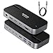 Produktbild USB C Dockingstation 15 in 1 Laptop Docking Station mit Quadruple Display, 4K HDMI, 4K DP, VGA, 100W PD, RJ45 Ethernet, 10Gbps USB C Data, USB 3.1 Gen 2, 2 USB 3.0, 2 USB 2.0, SD/FT, 3.5mm Audio