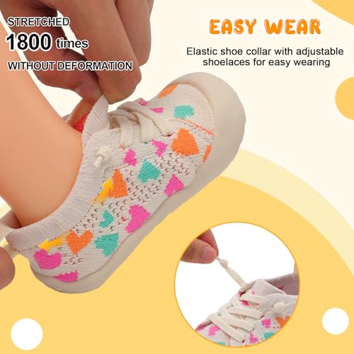 Image of JIASUQI Baby Shoes for Toddler Boys Girls Sneakers Slip on Walking Shoes for Babies