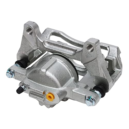 Image of Detroit Axle - Front Brake Kit for 2009-2012 Dodge Journey Drilled & Slotted Brakes Rotors Right Brake Caliper w /Bracket 2010 2011 Replacement : 11.89 inch Rotor