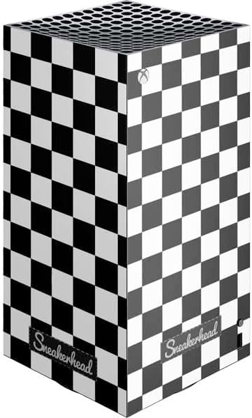 Skinit Decal Gaming Skin Compatible with Xbox Series X Digital Edition Console - Sneakerhead Checkered Design