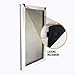 Extra Large Dual Flap Heavy Duty Rustproof Dog Doors for Exterior Doors - Solid Aluminum Frame with Magnetic Closure on Polyurethane Flap All The Way Around for Optimal Seal to Keep Bad Weather Out