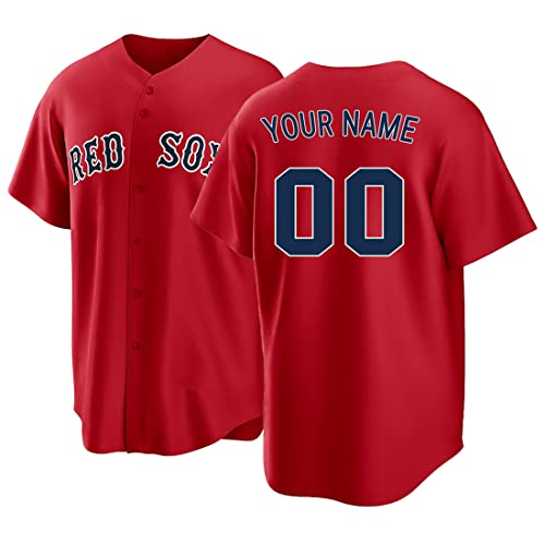 Personalized Custom Baseball Jersey Add Your Name and Number on Jersey Back