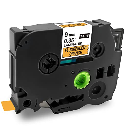 HeeMee Tze�e�[�v �݊��i �u���U�[�p 9mm���yTze-B21�E�u����n�������E�P�i�z8m�� �s�[�^�b�`�e�[�v P-touch ���~�l�[�g�e�[�v �h�� ���S�� �����O�V�[�� �����p�i�iTze-B21�E1�j