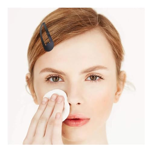 12 Presilha Para Cabelo Prendedor Tic Tac Tamanho Médio Cor Preta