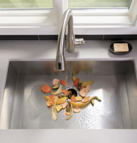 GE Disposall Continuous Feed 1/3 Horsepower Motor Garbage Disposer, Good for Grinding: Cooked Pasta & Fruit Peels, Easy Install Kit & Power Cord Included, Recommended for 1-2 Person Homes, GFC325N - image 9
