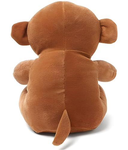 Image of Babique Octopus Sitting Plush Soft Toy Cute Kids Animal Home Decor Boys /Girls (17 cm) + Plush Soft Toy Cute Kids Animal Home Decor Boys /Girls /Baby (28 cm, Monkey) - (Set of 2 Toys)