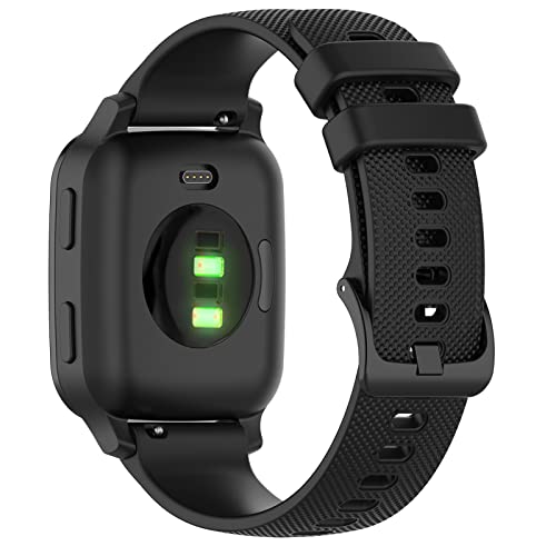 Correa de silicona 22mm para Garmin Forerunner 255 miniatura 3