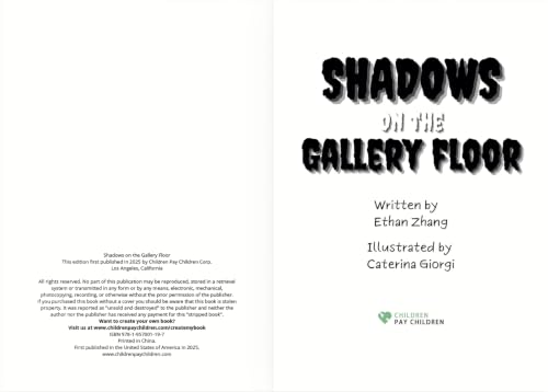 Shadows on the Gallery Floor: Una novela gráfica de misterio detectivesco para edades de 7 a 12 años miniatura 2