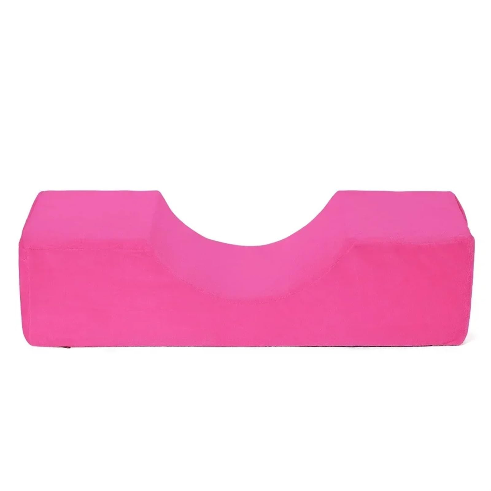 DFGBAPKBL Eyelash Pillow Professional Lash Pillow Neck Support Eyelash Soft Grafting Eyelashe(Rose Red Flannel)