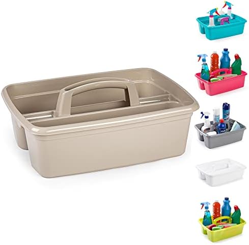 Kitchen Tidy Organiser Cleaning Caddy Tote Tray Large Strong Heavy Duty