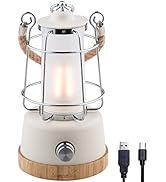 Skandika Lampe LED Kiruna - Lampe de Camping rétro avec Powerbank - sans Fil - Rechargeable - USB...