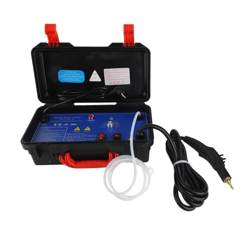 Buachois Limpiador a Vapor Portátil de Alta Presión con 3 Velocidades Ajustables, para Cocina, Vidrio y Coche