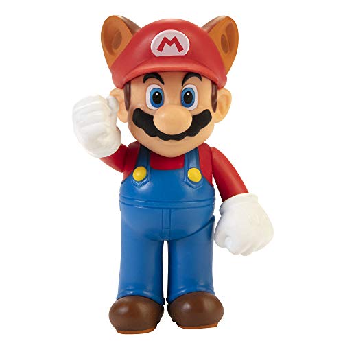Super Mario Racoon Mario 2.5" Collectible Toy Action Figure by Super Mario - Used condition - US$8.40
