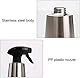 TaiCy Edelstahl-Sprühflasche Pumpflasche Feinsprüher für Haare, Pflanzen, Kochen, Grillen und Haustiere (473 ml)