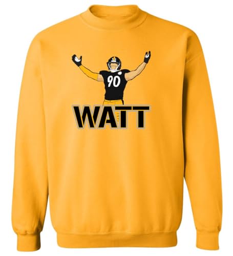 TJ Watt Pittsburgh Pic Crew Neck Sweatshirt
