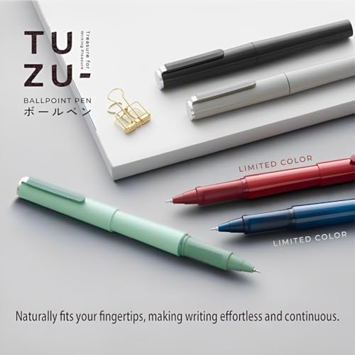 Bolígrafo de gel Sailor TUZU punta fina 0.5mm verde miniatura 4