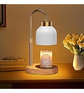 seenlast Candle Warmer Lamp with 2 Bulbs, Candle Warmer with Dimmer Adjustable Height,Mothers Day...