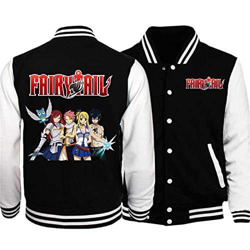 Image of zhedu Fairy Tail Baseball Uniform Hoodie Japan Anime Tracksuit Men Bomber Jacket Winter Streetwear Harajuku (M,color 01)