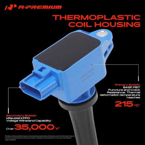 A-Premium Blue Set of 4 Ignition Coil Pack by A-Premium - Used condition - Image 6