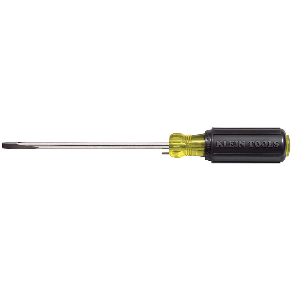 Klein Tools 605-4B Wire Bending Cabinet Tip Screwdriver 4-Inch, Made in USA