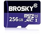 BROSKY 256GB Micro SD Card High Speed Class 10 Micro SD SDXC Card with Adapter