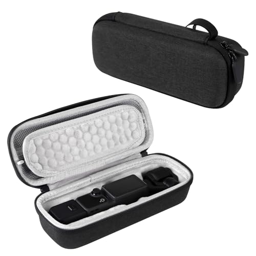 IMMOENUC ��p�Ή� DJI Osmo Pocket 4 �n�[�h���[�P�[�X �����h�H �ϏՌ� EVA �V�F�� �x���x�b�g���n �d�؂�t�� �������b�V���|�P�b�g ���F ������X�g���b�v�t�� ���s �u���O �A�E�g�h�A�J�����ی�o�b�O