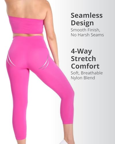 Image of SlimMe High Waisted Shapewear Leggings, Tummy Control Compression