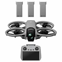 DJI Avata 360 Fly More Combo (RC 2), 360°-Drohne mit 1-Zoll-8K-360°-Imaging für FPV- und Luftaufnahmen, 360°-Kameradrohne mit Propellerschutz. Enthält die RC 2 für präzise Steuerung und drei Akkus.