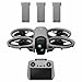 DJI Avata 360 Fly More Combo (RC 2), 360°-Drohne mit 1-Zoll-8K-360°-Imaging für FPV- und Luftaufnahmen, 360°-Kameradrohne mit Propellerschutz. Enthält die RC 2 für präzise Steuerung und drei Akkus.