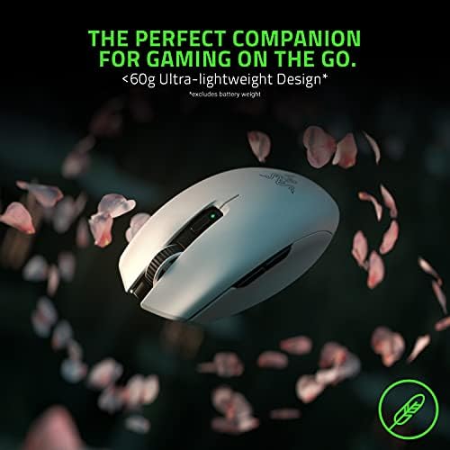 Razer Orochi V2 Wireless Gaming Mouse β Ultra Lightweight & Portable, Bluetooth & 2.4Ghz Wireless Connectivity, 18K DPI, Up to 950hrs Battery Life, Compatible with PC & Mac β White - 1