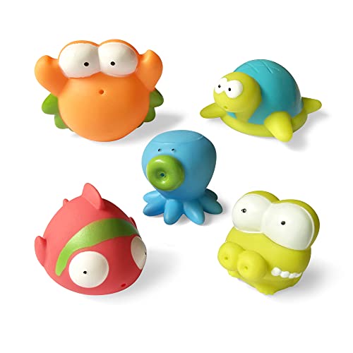 JAYSRIS Giocattoli da Bagno per Animali marini (9