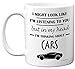 Price comparison product image Stuff4 Gifts for Car Enthusiasts - in My Head I'm Thinking About Cars - Funny Classic Mug, Gifts for Lovers, Petrol Head 11oz Ceramic Dishwasher Safe Premium Mugs Cup