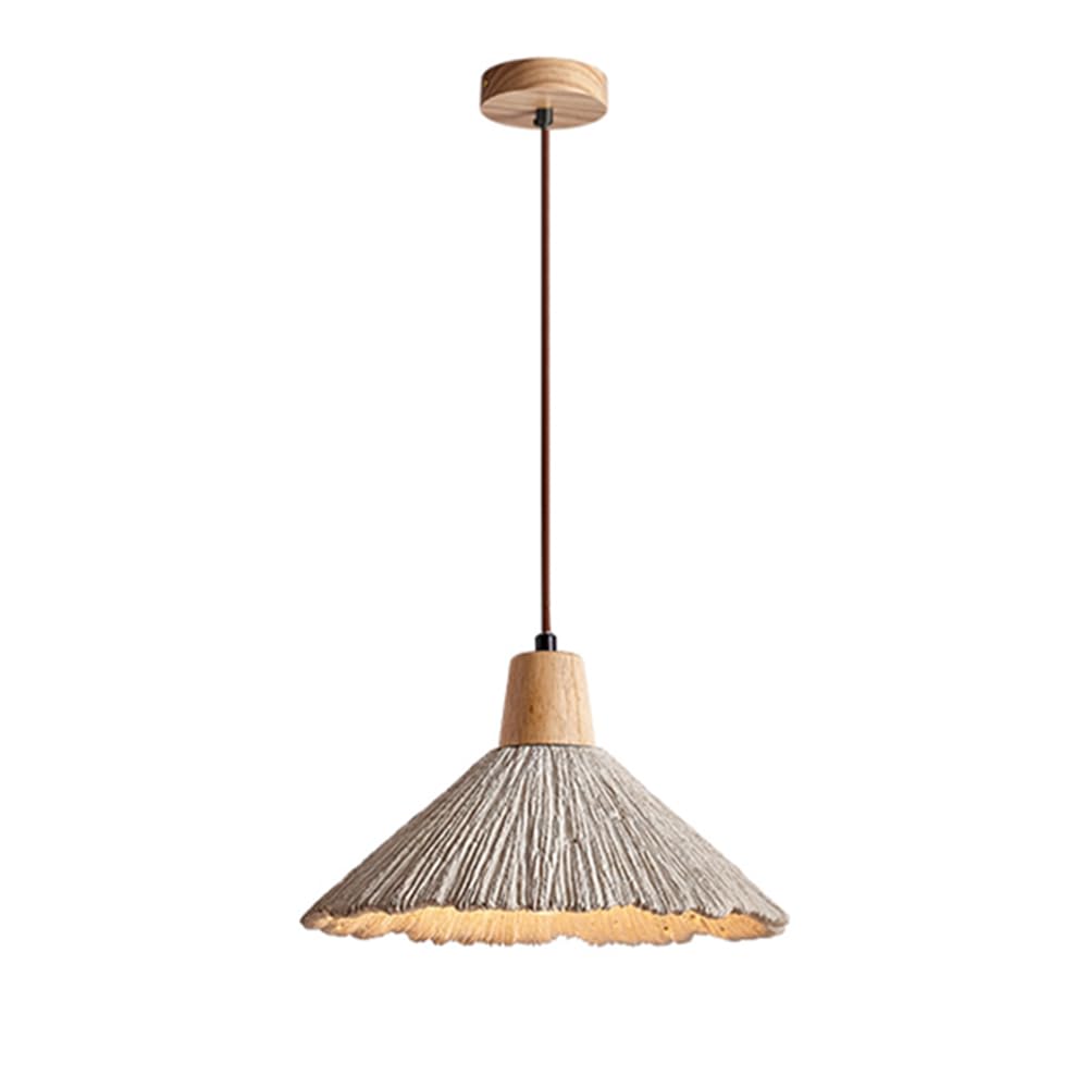RSZCSMO Medieval LED Bedroom Bedside Chandelier Japanese Retro Living Room Dining Room Micro Cement Chandelier, Suitable for Study Bar Hotel, Lighting Fixture.