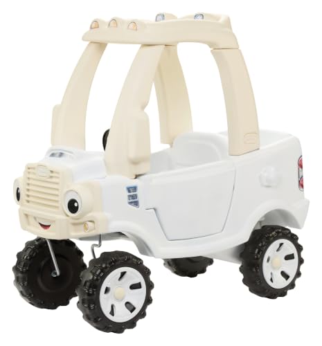 Little Tikes Cloud Collection Cozy Truck – White, Classic Foot-to-Floor Ride-On Truck for Toddlers with Sturdy Wheels, Easy-Grip Steering, Durable Indoor/Outdoor Design, Fun Interactive Features - image 1