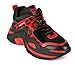 NAKED WOLFE - Track Sneakers - Red/Red Leopard/Black - Women's Trainers, Multicolor, 6 UK