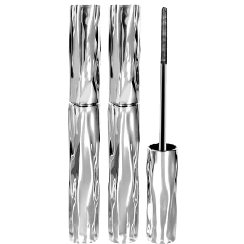 2PCS Ultimate Length Curl Mascara Set,Iron Wand Mascara,Metal Wand Black Mascar/a,Iron Strong Mascar/a,for Visibly Lifted Lashes,Clump-free Formula,Long-Lasting 4D Silk Fiber Lash Enhancer
