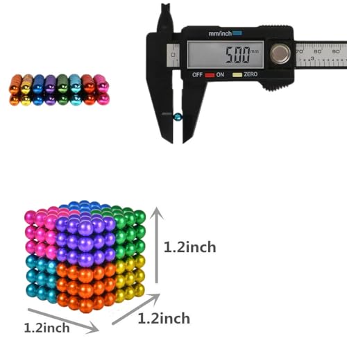 Esferas de imã. Neodínamo. Brinquedo anti-estresse para Adultos e Jovens. Bolinhas magéticas colorid