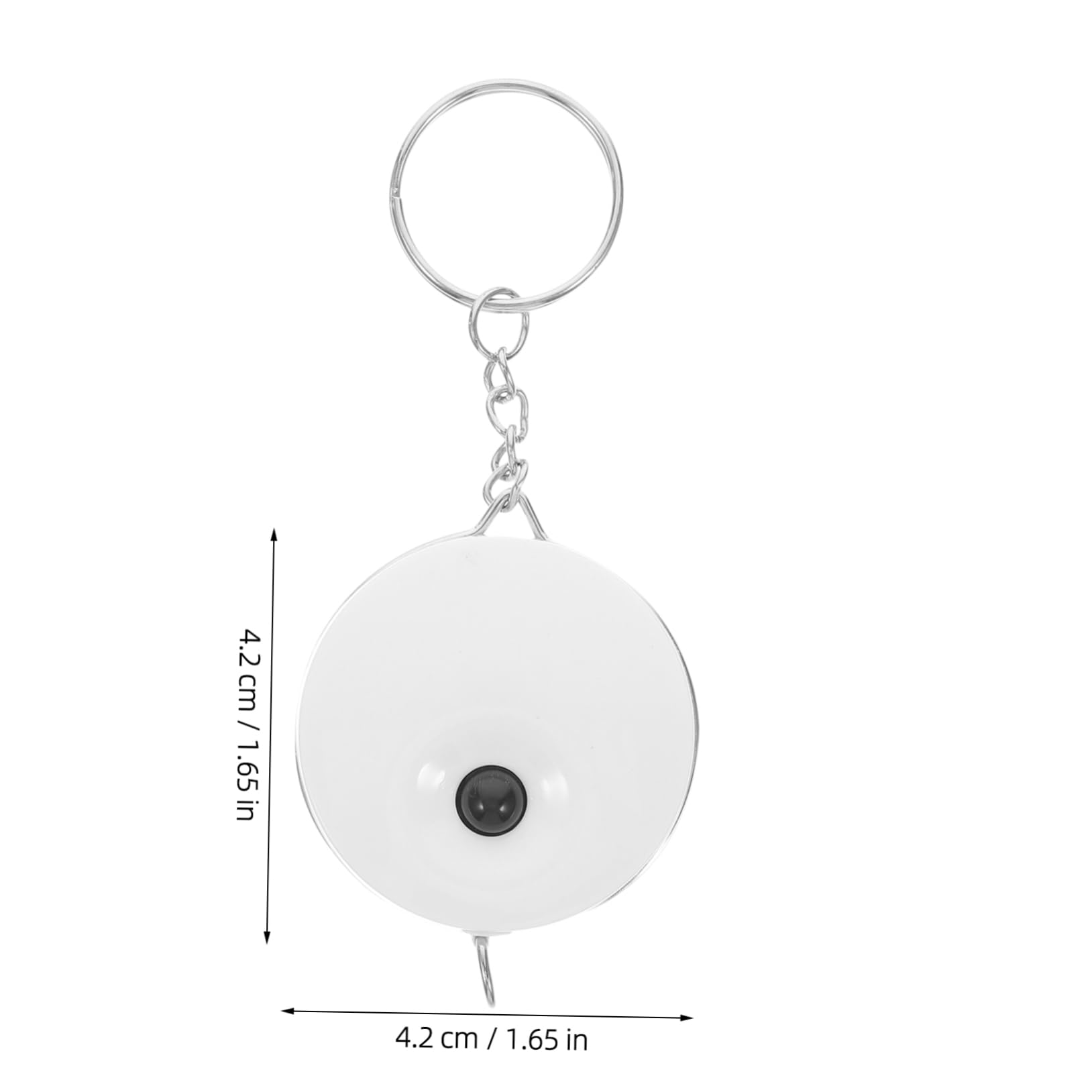 Cabilock Keychain Measuring Tape 1.5m Soft Tape Measure Mini Ruler for Sewing Knitting Crochet Portable Accessory