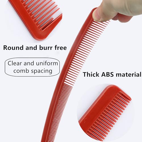 Set de 4 Peines Barbería Antiestáticos Resistentes al Calor miniatura 4