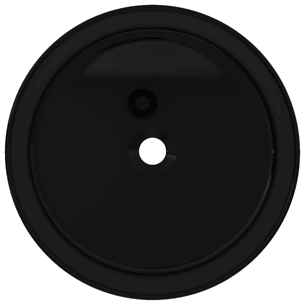 vidaXL Wastafel Gootsteen Badkamerwastafel Wasbak Basin Badkamerwasbak Basins Wastafels Badkamerwastafels Wasbakken Badkamerwasbakken Keramiek Matwit